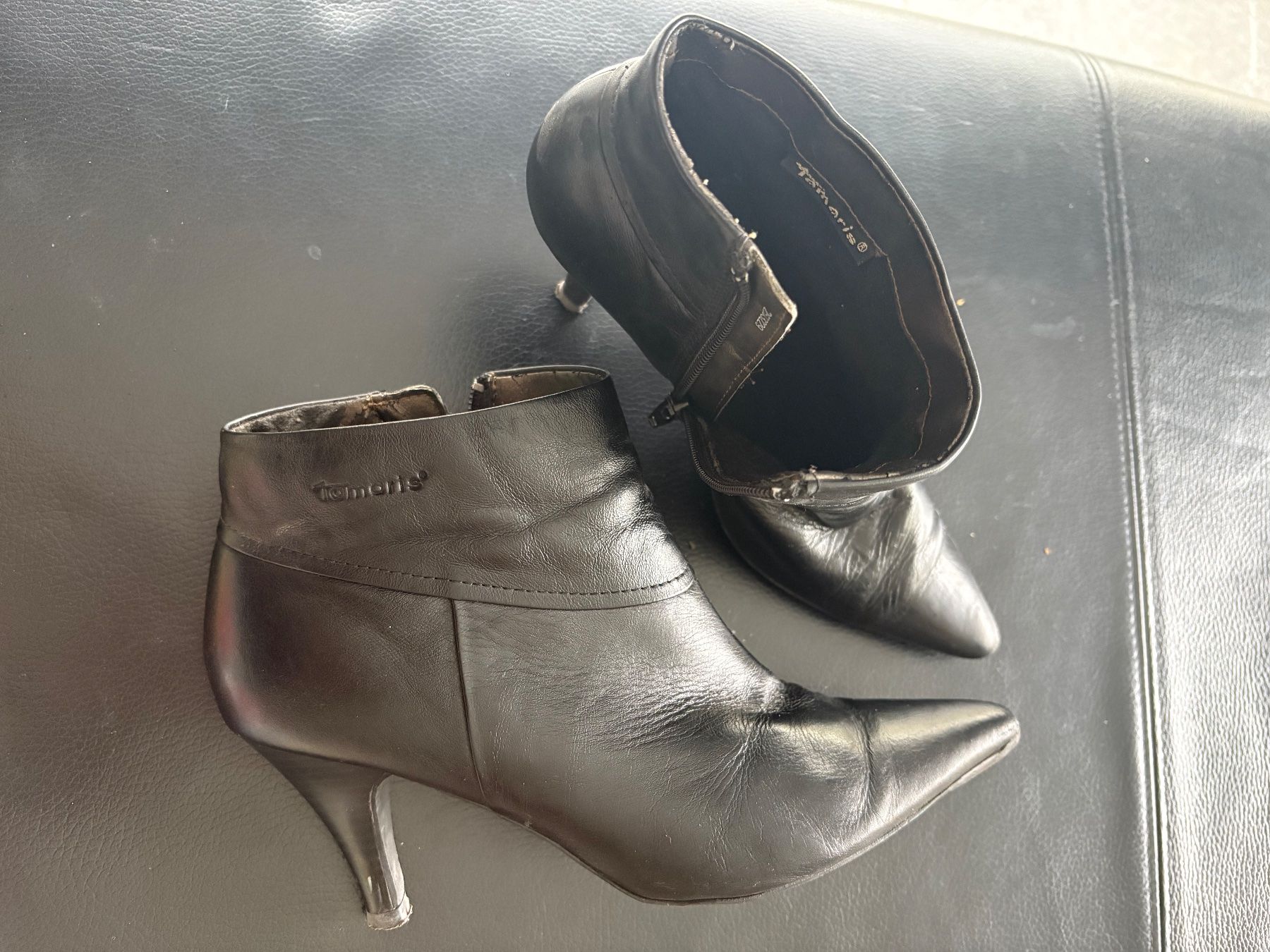 Tamaris Scarpe da donna: Stiefelette der Marke Tamaris, Gr. 37, Absatz 8 cm – Usato da Bremgarten AG venduto da Honeybooker 2