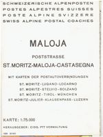 Maloja Poststrasse, 1939