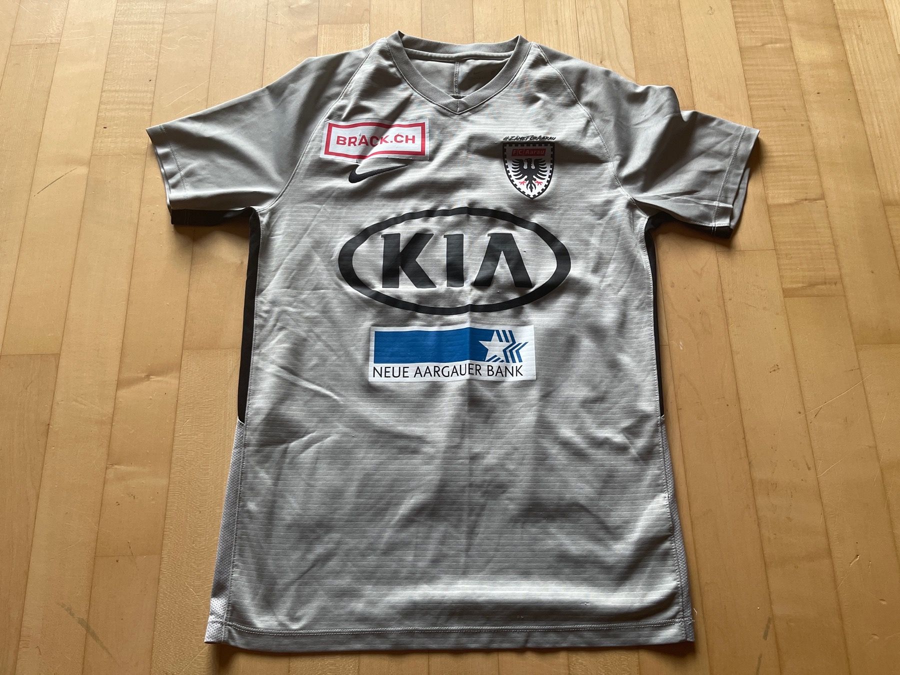 Nike Leibchen & Hosen: FC Aarau Matchworn Trikot Shirt 2018/19 – Gebraucht aus Wallisellen von theadicts77