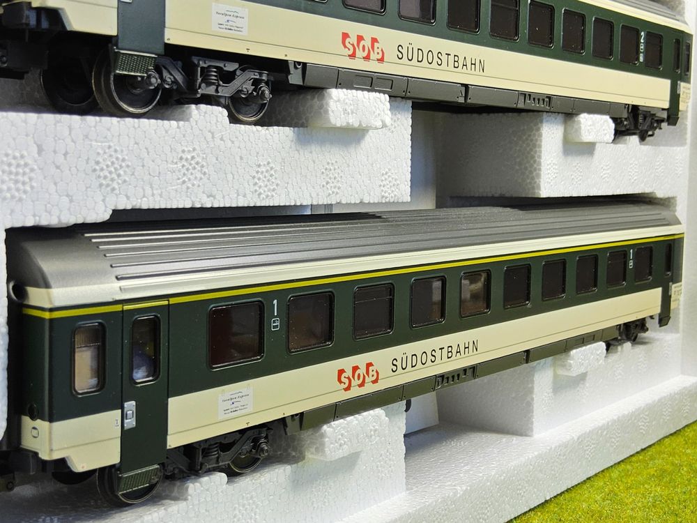 Märklin Trains électriques: Märklin 42161 __ SOB Schnellzug Wagenset _ Südostbahn _ H0 – D'occasion à Rüti ZH par ModellArt 4