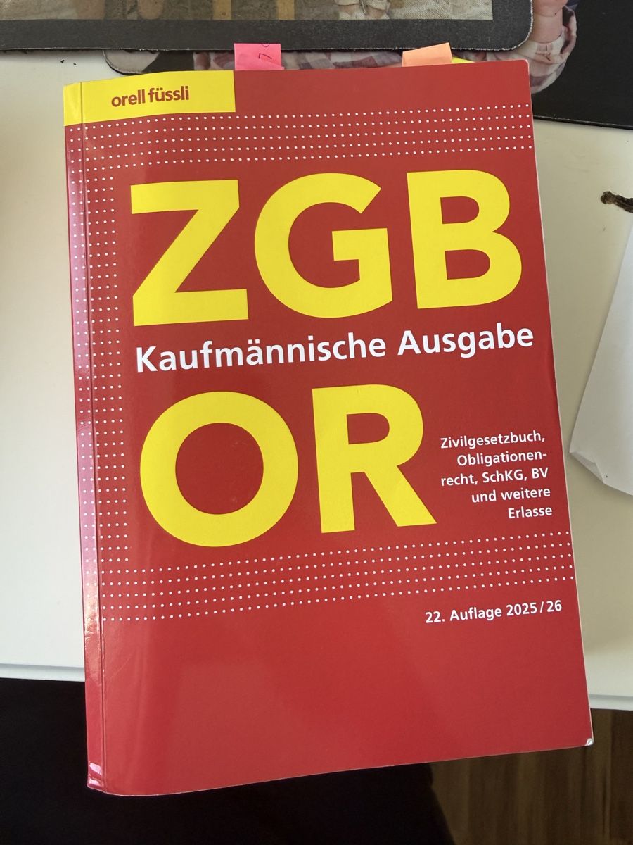 Libri: ZGB OR – Usato da Luzern venduto da chevy7779