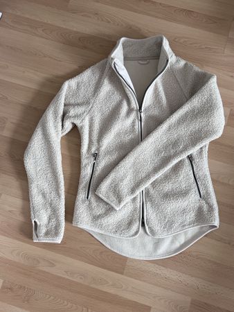 Fleecejacke hellbeige mit Reissverschluss guter Zustand