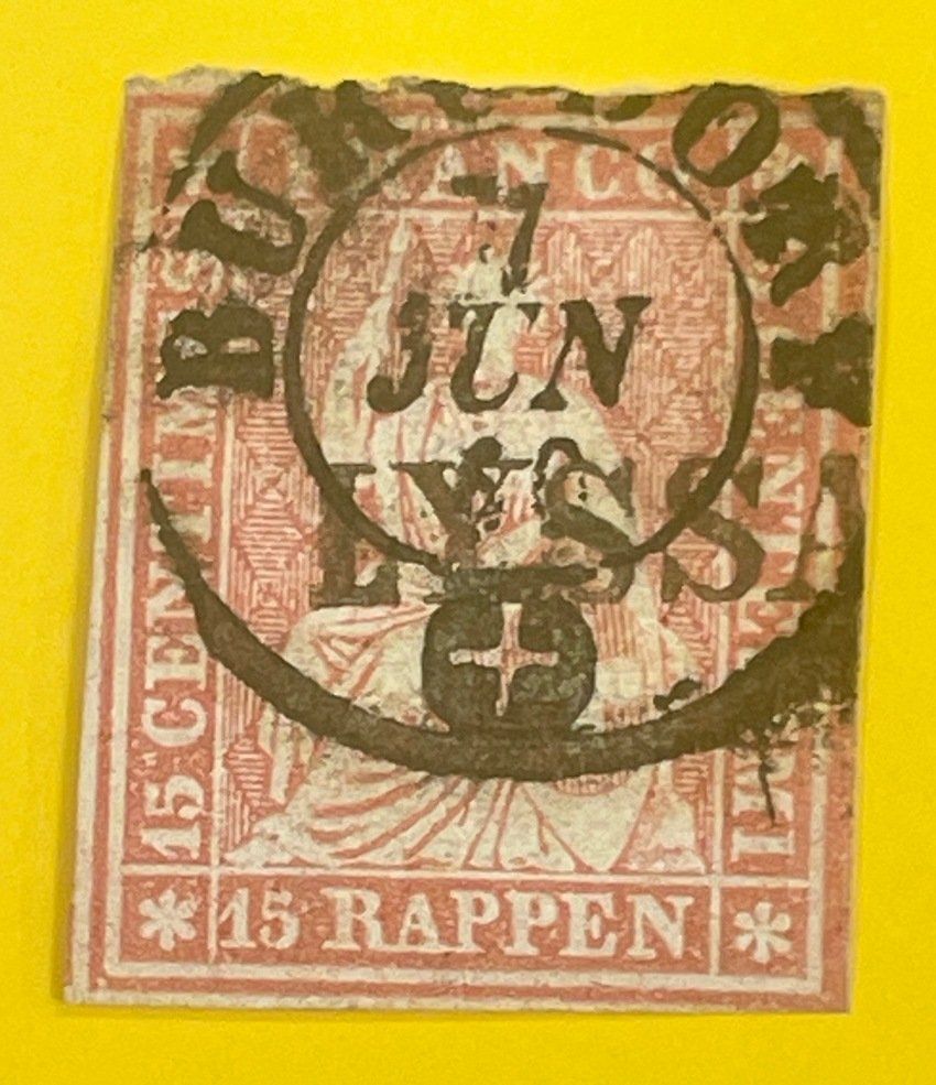 Alle Briefmarken: Kleinlot mit 4 Strubeli und eine Rayon – Gebraucht aus Sirnach von Melisangi 5