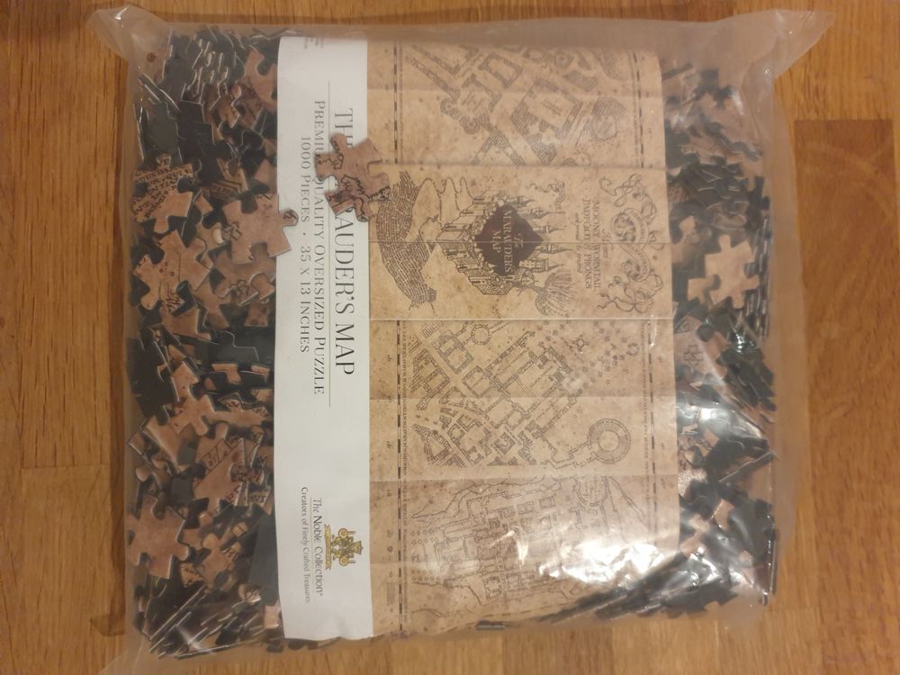 Harry Potter Puzzle Karte des Rumtreibers / Marauder
