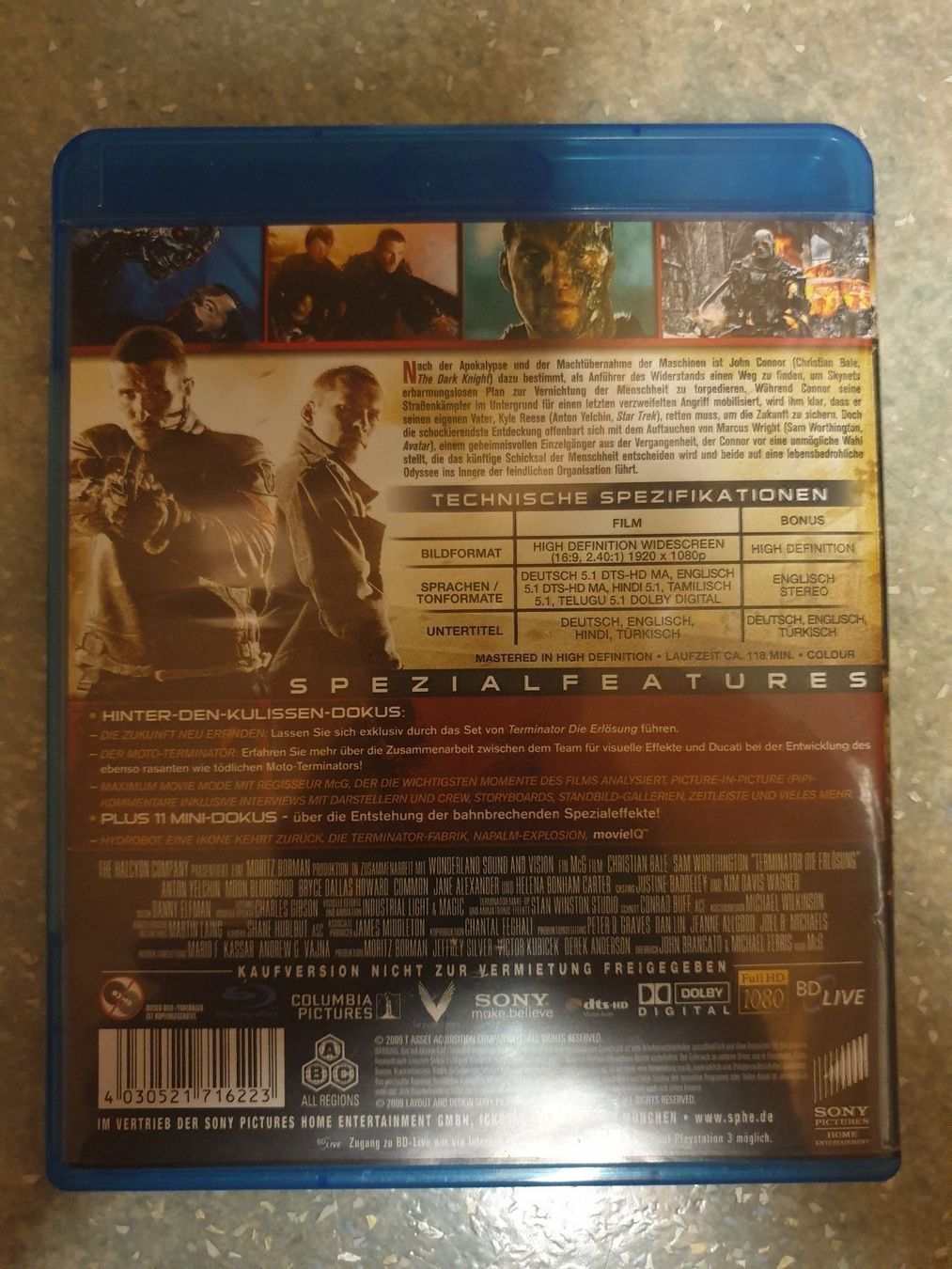 Tutti i DVDs: Terminator Die Erlösung Director's Cut – Usato da Rothenthurm venduto da Lord-Ren 1