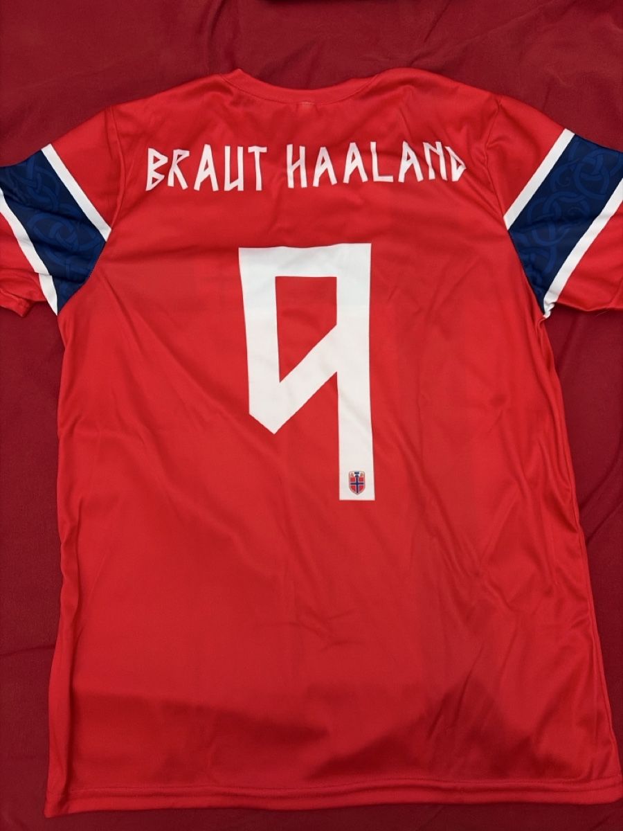 T-Shirts: Fussballtrikot Norwegen, Haaland – Gebraucht aus Gommiswald von aar_zr2b 1
