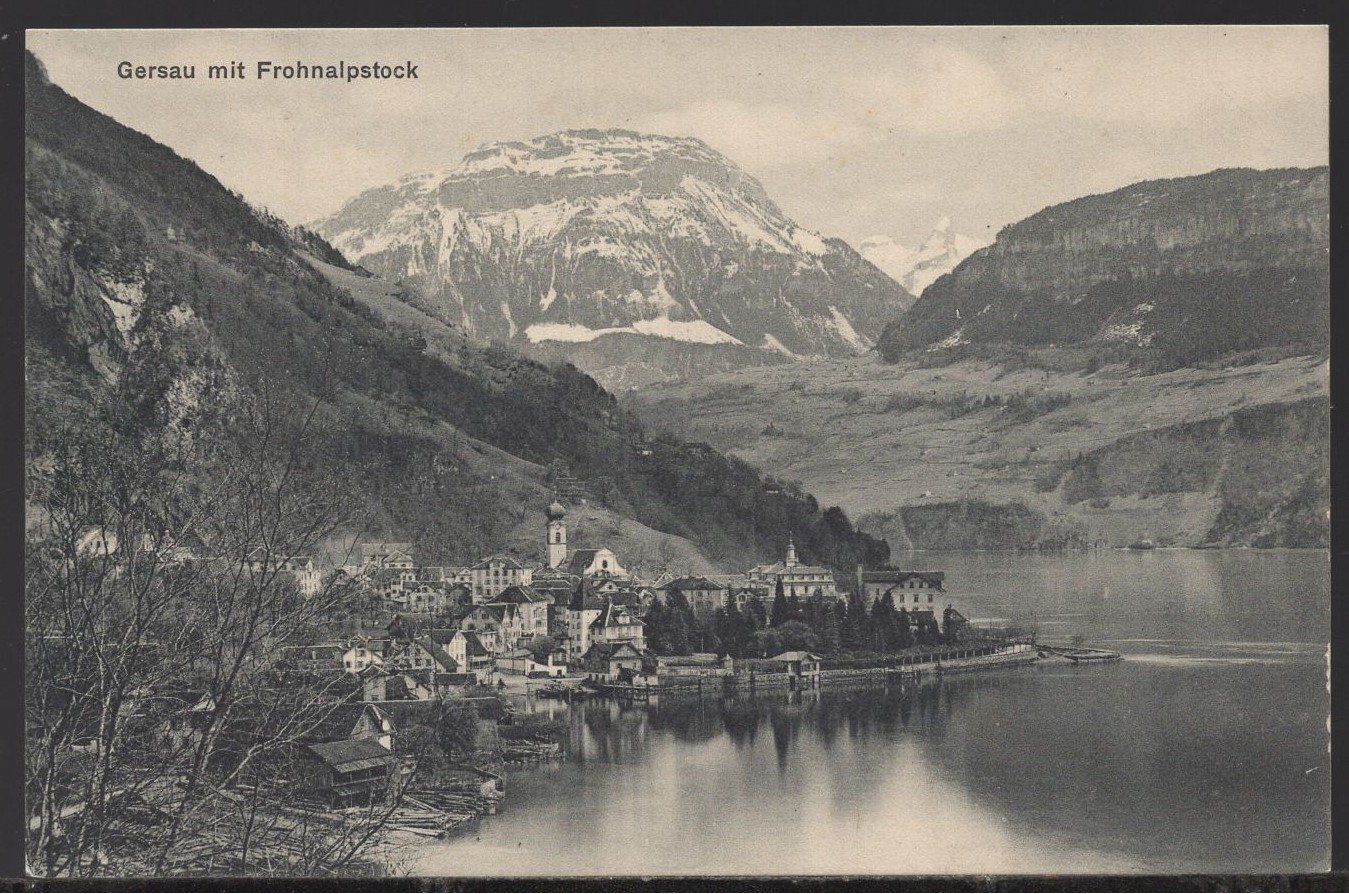 Ansichtskarten: GERSAU - Panoramablick – Gebraucht aus Aarau von kufi44