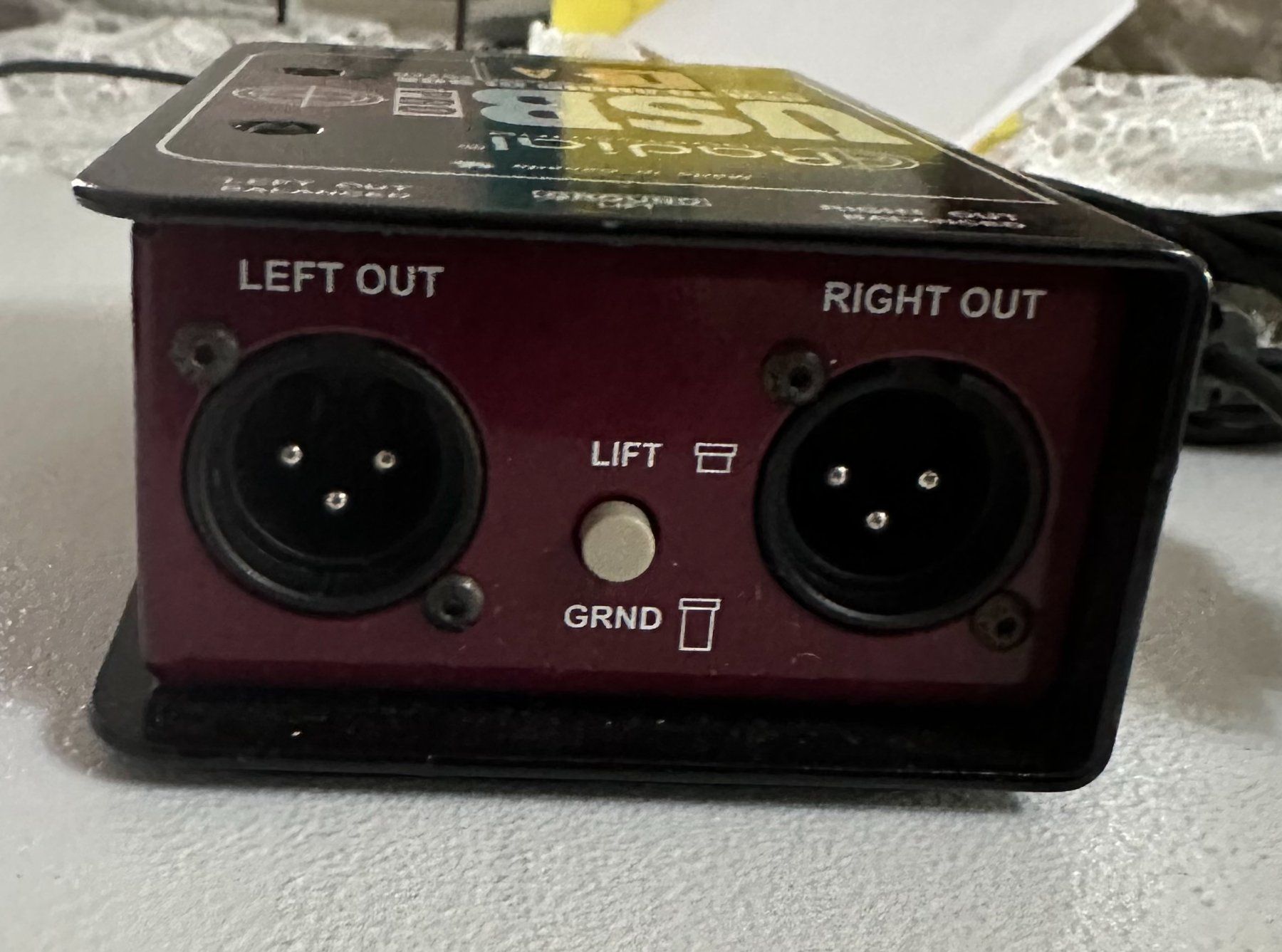 Attrezzatura per studi di registrazione: Radial USB-Pro Activ DI-Box – Usato da Riehen venduto da ledaanton 3