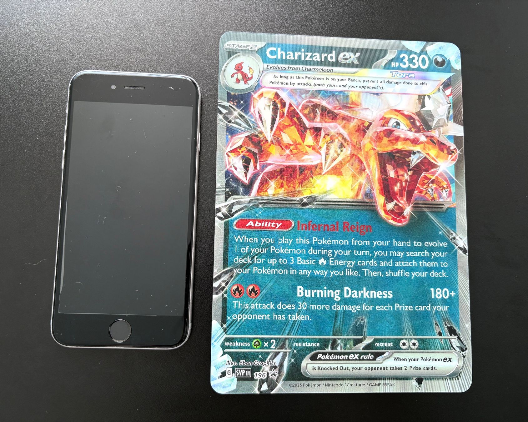 Pokémon Carte collezionabili: Pokémon Jumbo Promo Charizard Ex #196 – Nuovo e nell'imballaggio originale da Obfelden venduto da vivialesandra 2