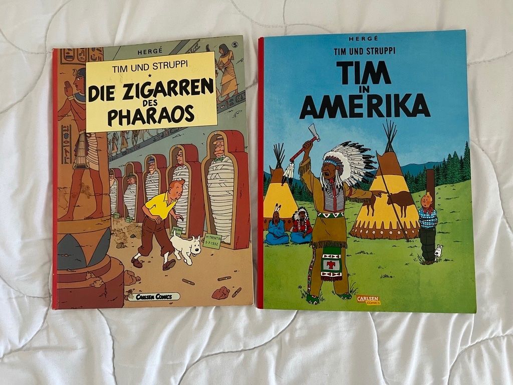 Fumetti: 4 Tim und Struppi Comics Konvolut – Usato da Steinach venduto da Momoco 2