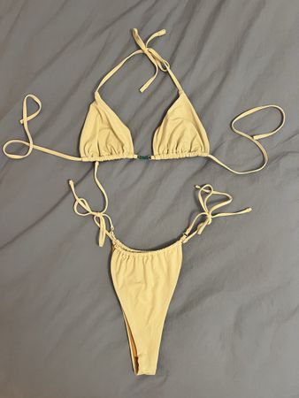 Bikini Oberteil und Slip Gr. L