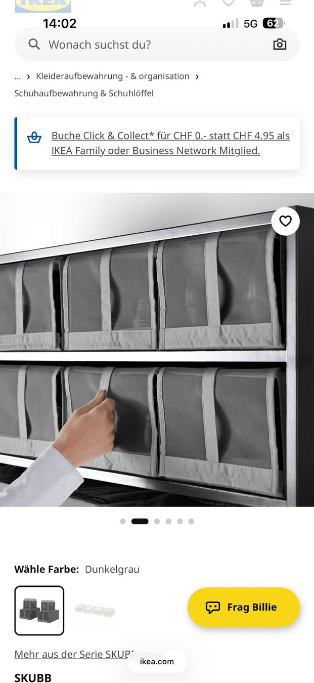 Ikea Altro in Decorazioni & Accessori: SCHUHBOX  (4) VON IKEA NEU – Nuovo e nell'imballaggio originale da Birr venduto da WalkyriaM 3