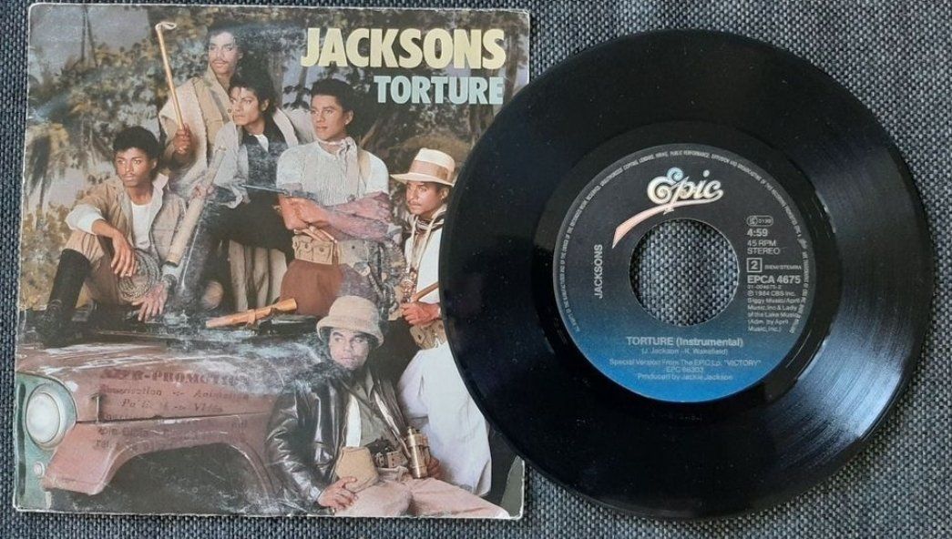 Dischi in vinile: Michael Jackson and The Jacksons, Torture, Vinyl Single 7` – Usato da Dietikon venduto da mih_xsk8