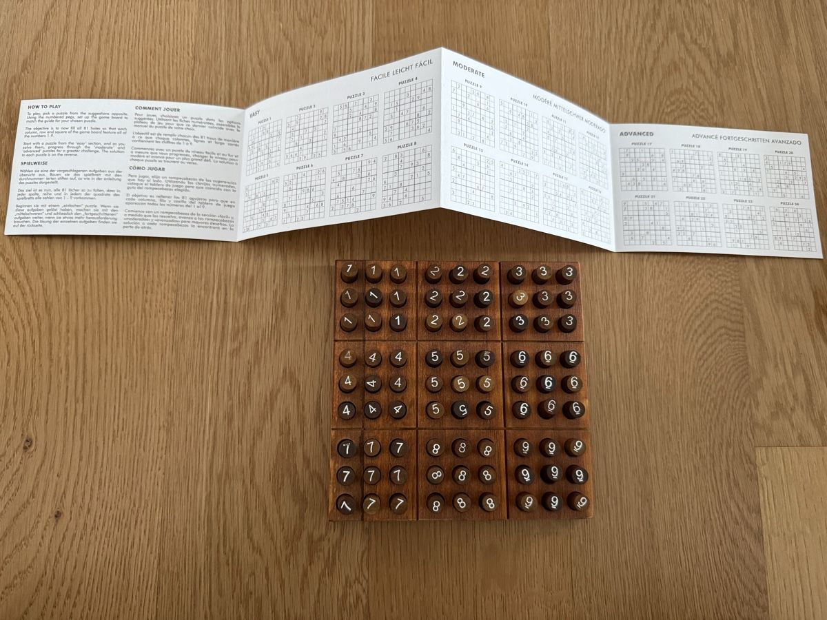 Giochi: Sudoku aus Holz – Nuovo (secondo la descrizione) da Neuhausen venduto da DELY 1