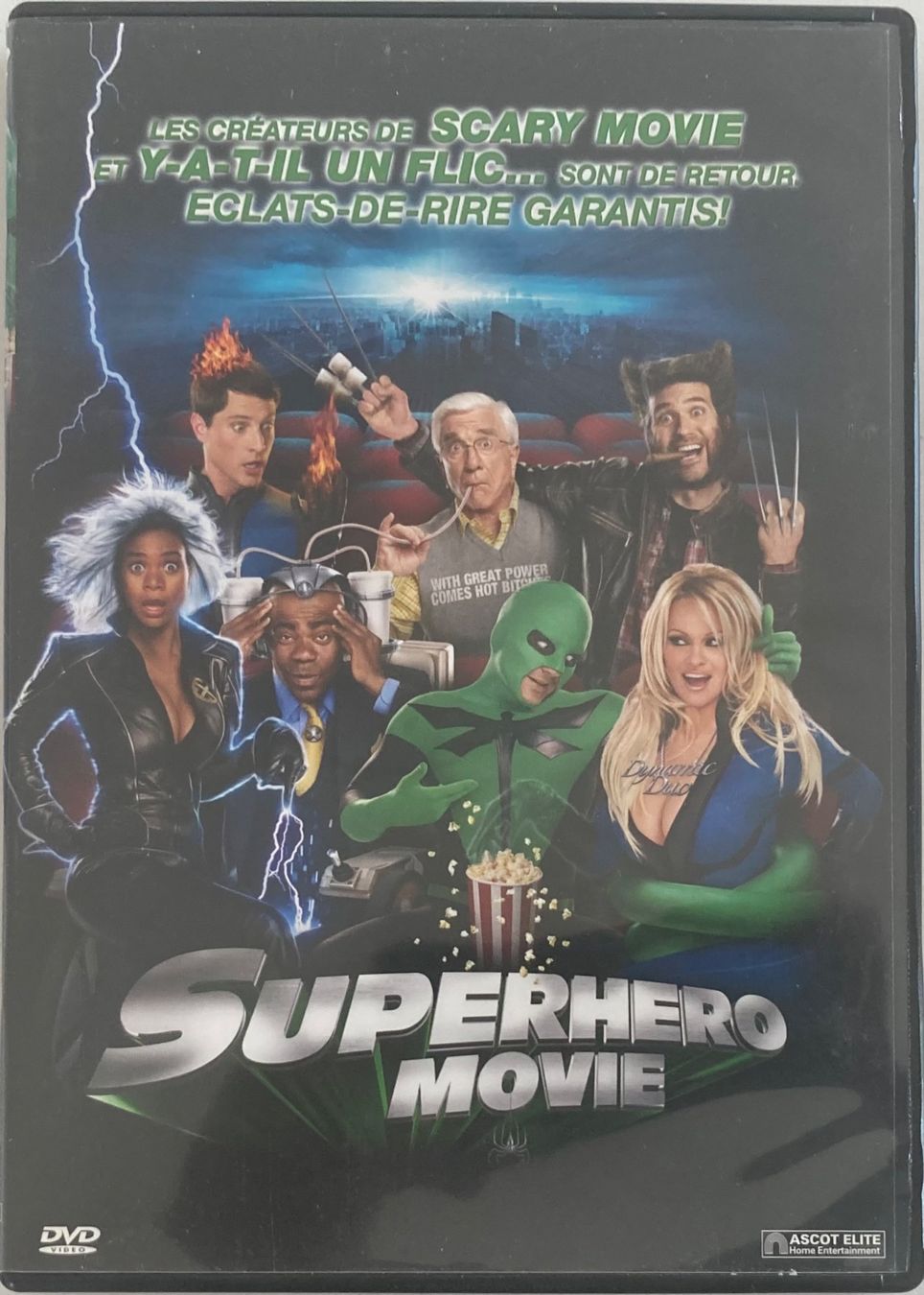Tous les DVDs: SUPERHERO MOVIE – D'occasion à Poliez-Pittet par Newtown-Records