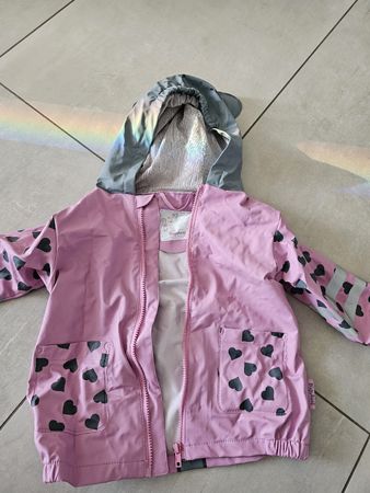 Kinder Regenjacke pink Grösse 98 playshoes