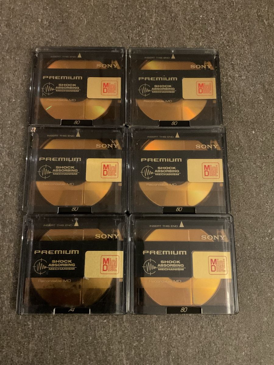 Sony Premium MiniDisc MD 80, Gold, 6 Stk (Gebraucht) in Jegenstorf für ...