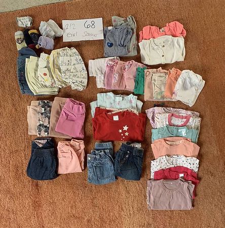 Lot Kinderkleider Mädchen 68 Sommer (4-6 Monate) Nr. 2