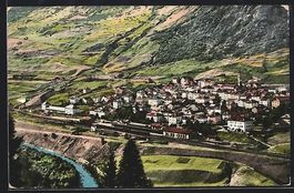 Airolo, Ferrovia del Gottardo, Blick auf