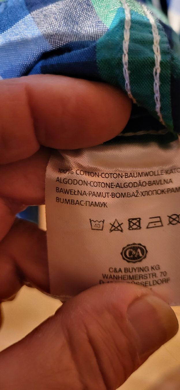 C&A Camicie: Herrenhemd Kurzarm L – Usato da Schweizersholz venduto da fuchs06 7