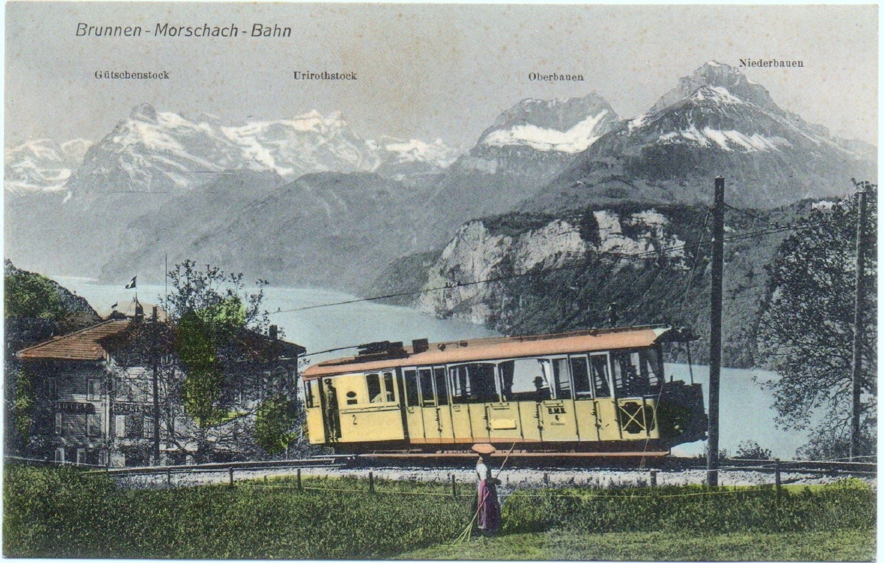 Cartoline postali: BRUNNEN-Morschach-BAHN – Nuovo (secondo la descrizione) da Jona venduto da philajona