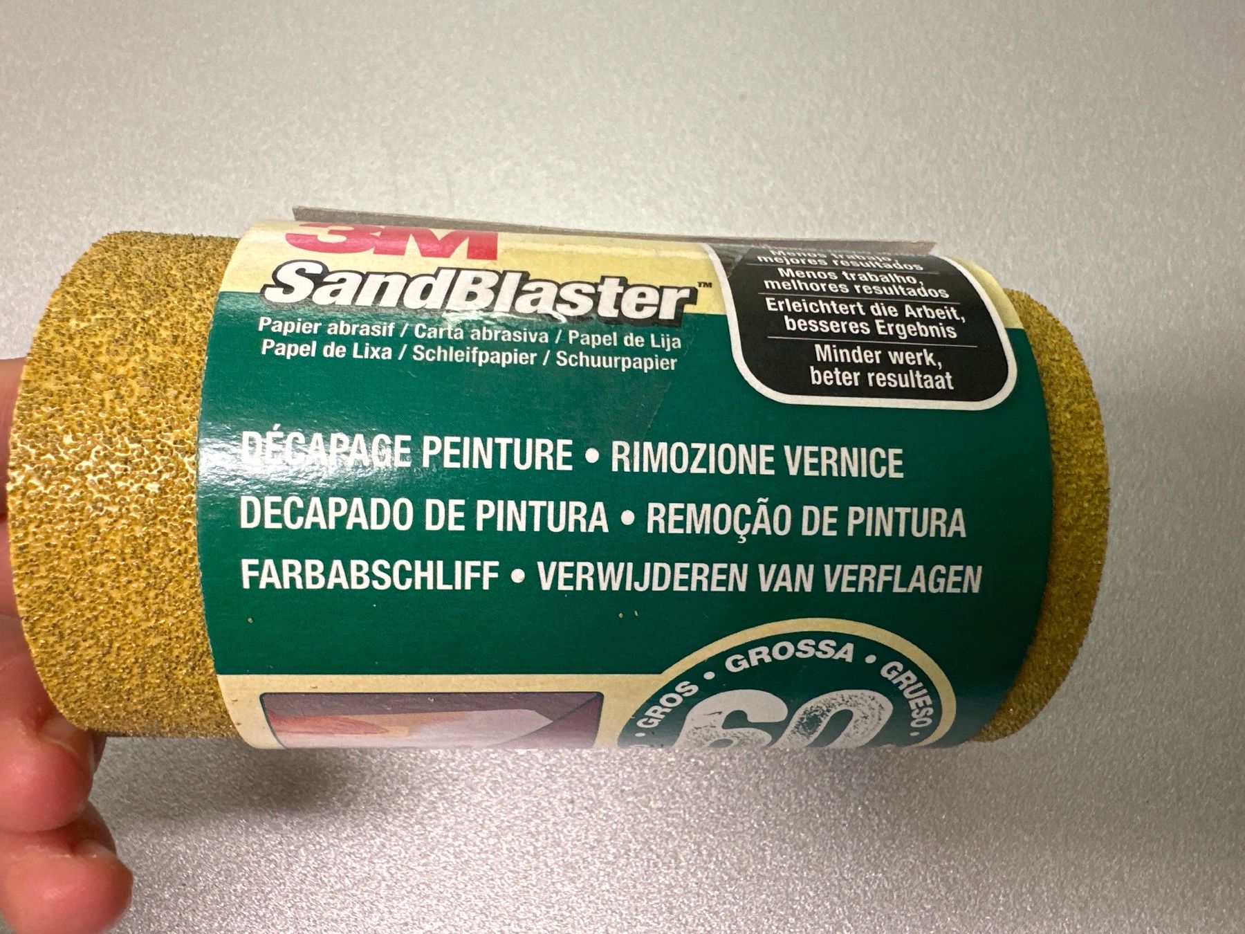Smerigliatrici & Lucidatrici: neues Schleifpapier P60, 2.5mx115mm – Nuovo e nell'imballaggio originale da Necker venduto da liq24 3