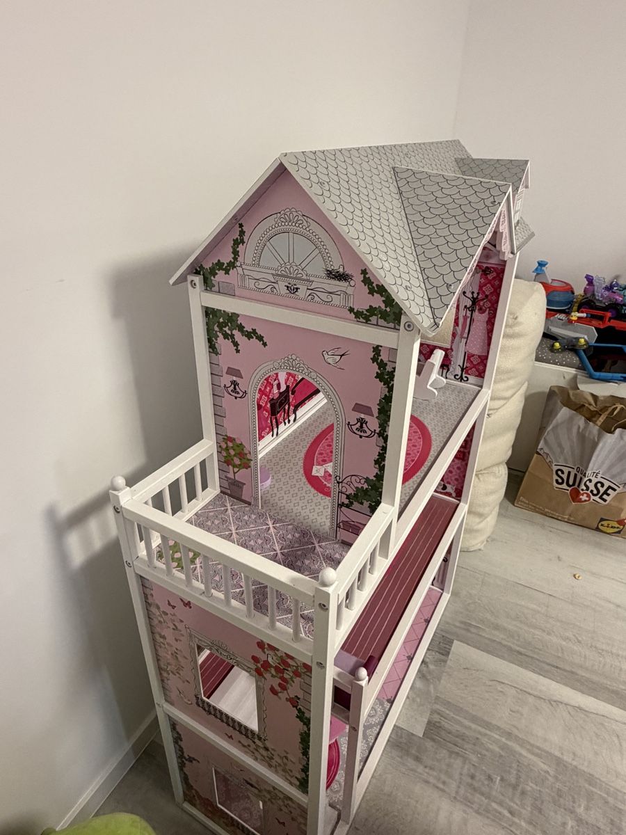 Puppenhäuser & -möbel: Puppenhaus gross – Neu (gemäss Beschreibung) aus Scheuren von dijamaNt12 5