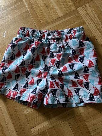 Shorts de bain garçon imprimé voiliers, été, T.98/104