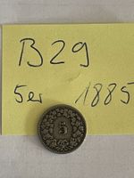 5 Rappen - Schweiz - 1885