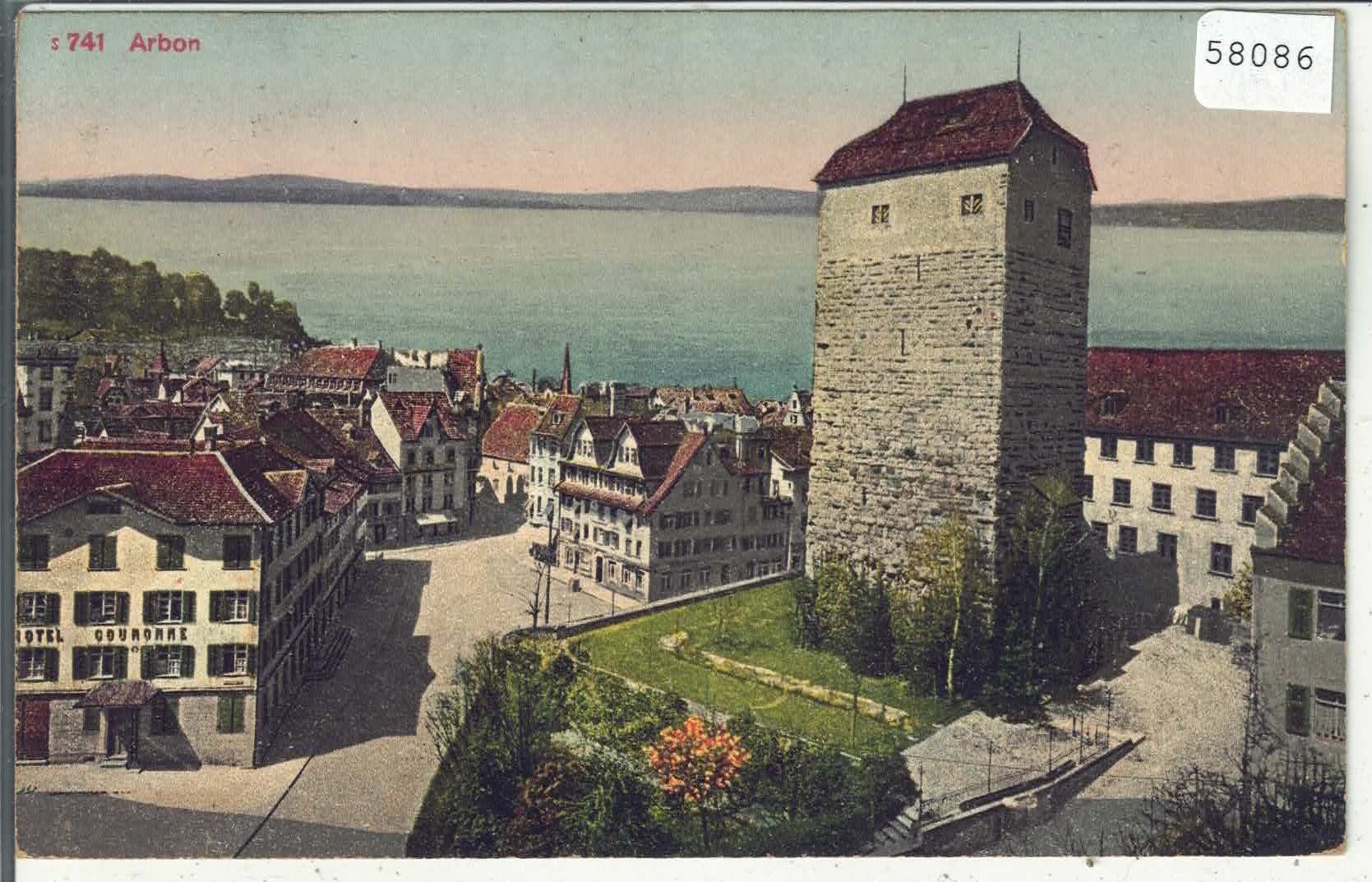 Cartoline postali: Arbon - Stadtpartie - Litho – Usato da Ettingen venduto da Kartenplanet
