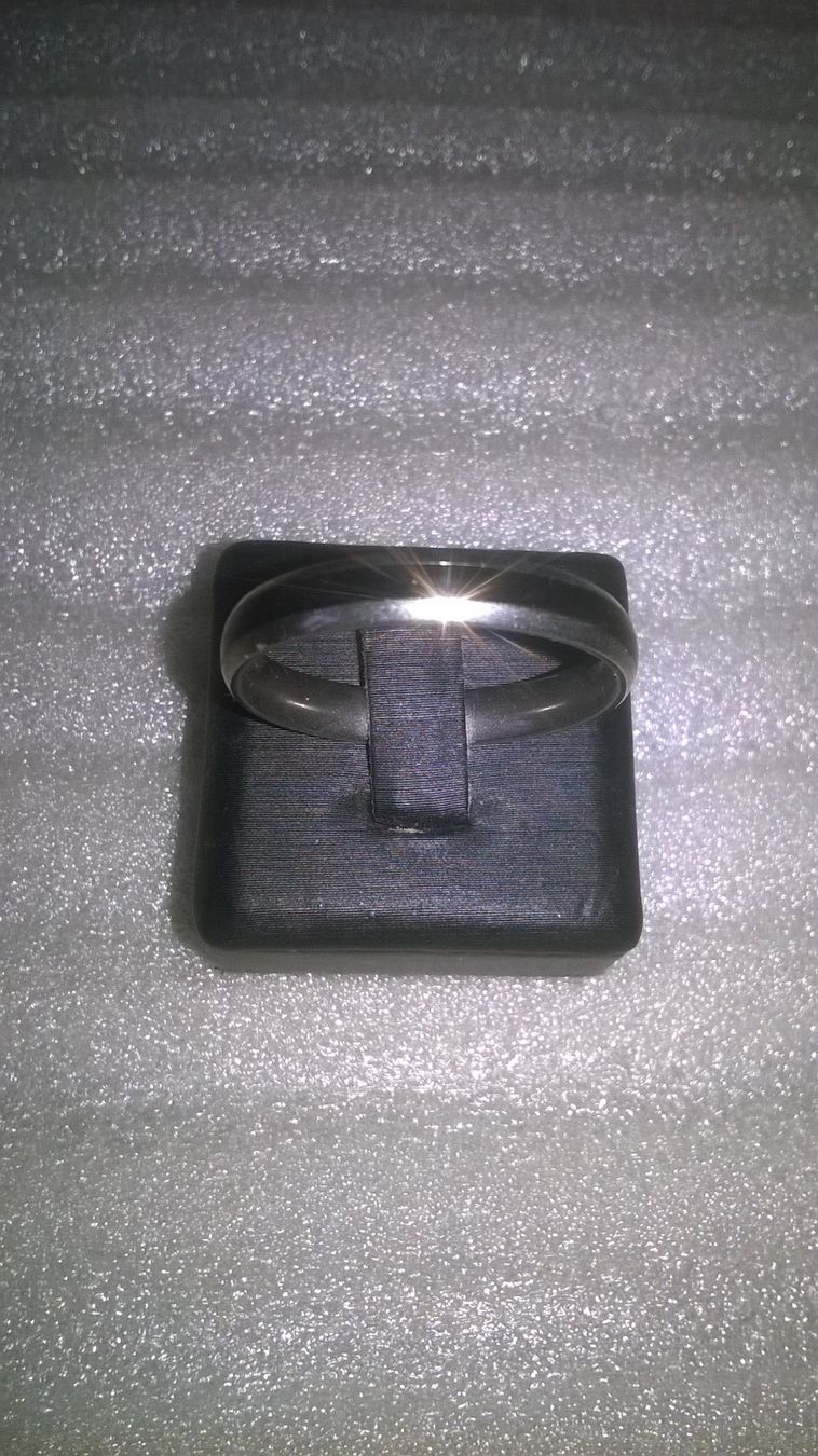 Ringe: ring edelsthal,,silber farbe mit schwarz gemacht,,,glanzig – Neu (gemäss Beschreibung) aus Basel von bijoutrie_4 1
