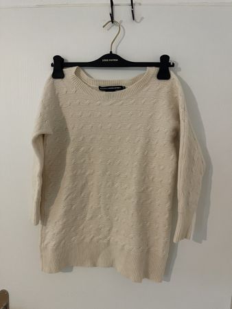 Ralph Lauren Woole Damen Sweater, Grösse M, weiss