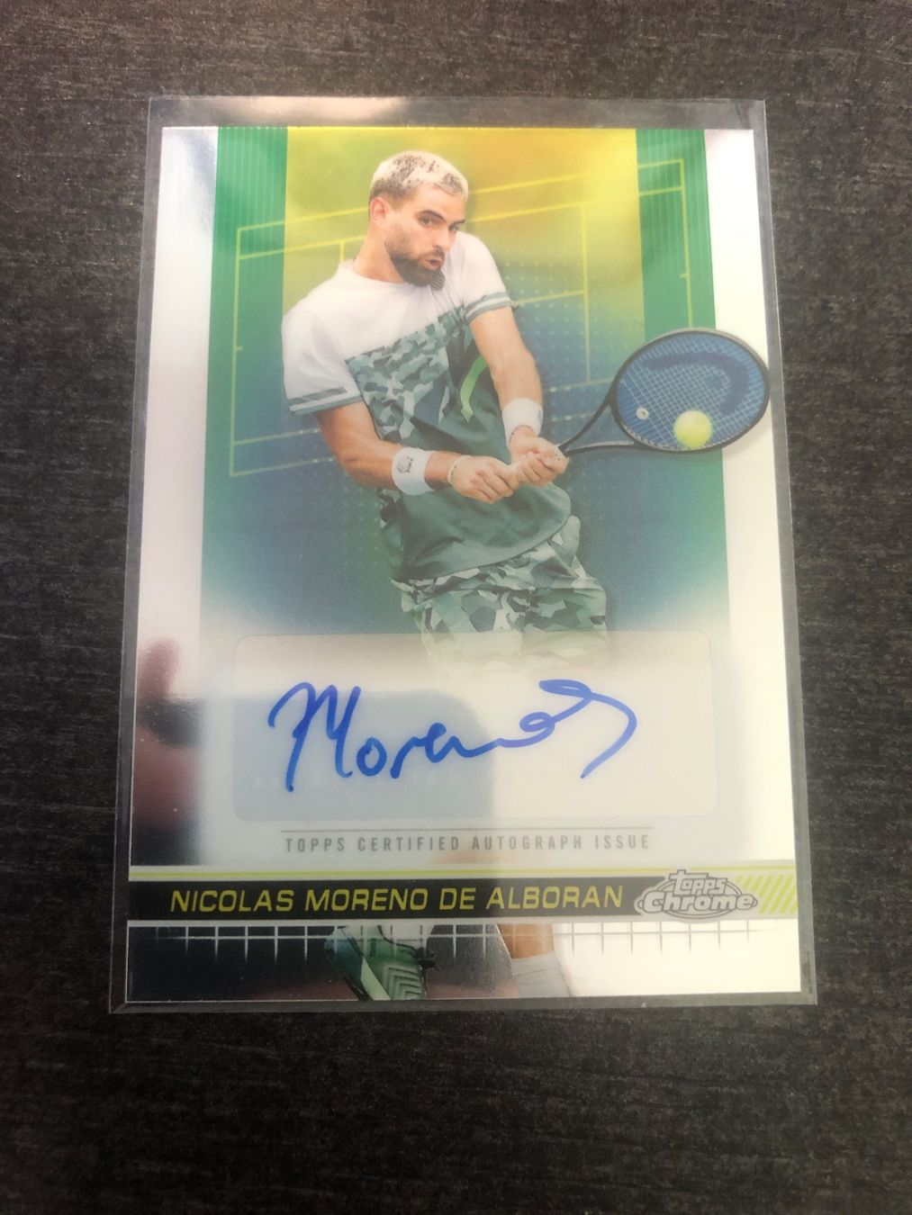 Topps Carte collezionabili: Topps Chrome Nicolas Mereno De Alboran Autogramm – Usato da Wangenried venduto da Garagara