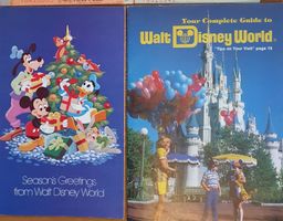 Vintage Walt Disney World Tickets 1978/79 Xmas greetings
