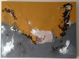 2 Bilder "Feelings" (Mischtechnik) je 60 x 80 cm