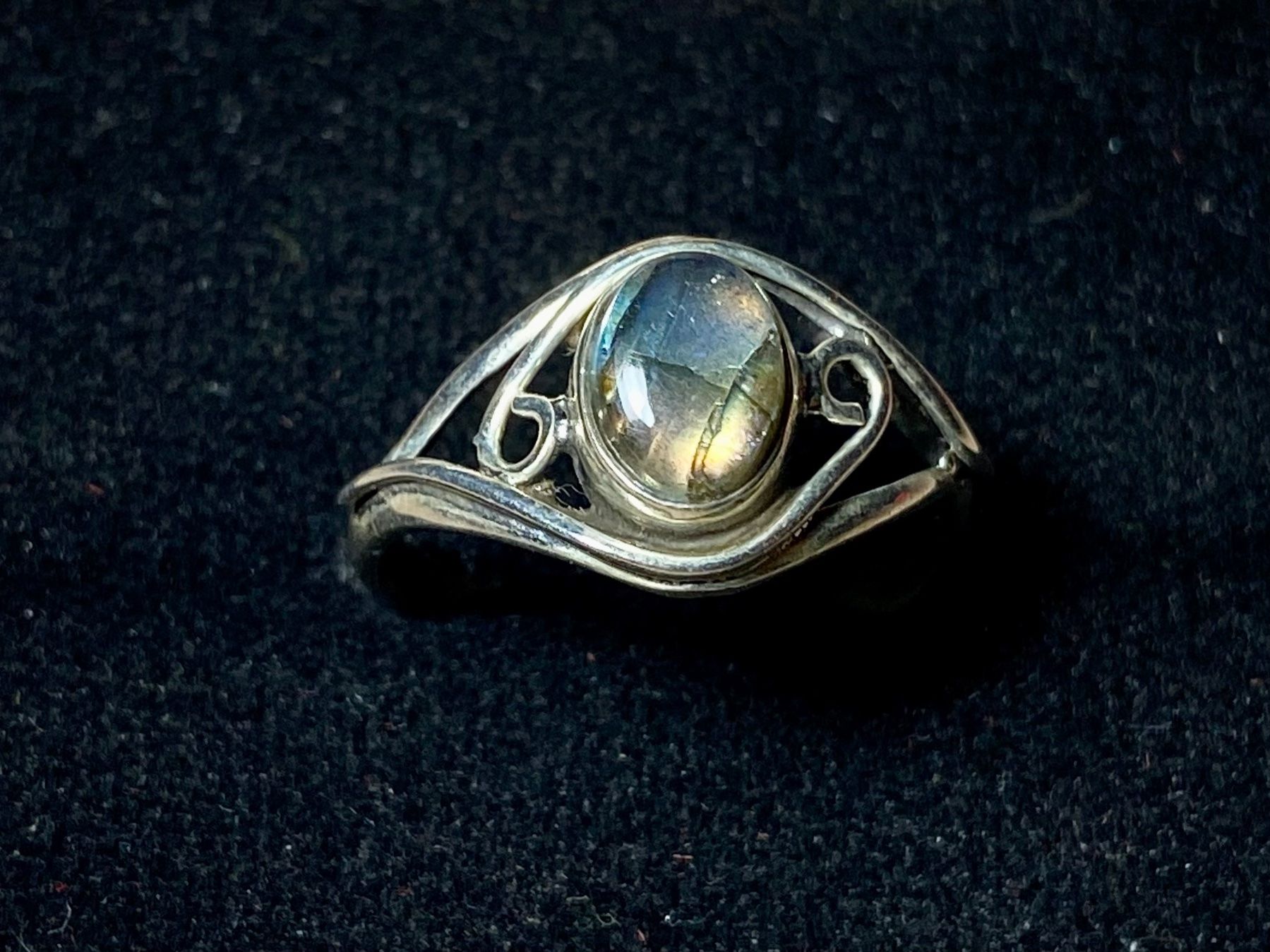 Ringe: Silber 925 Ring natürlicher Labradorit – Neu und originalverpackt aus Laax von Kiki_Kingdom3 1