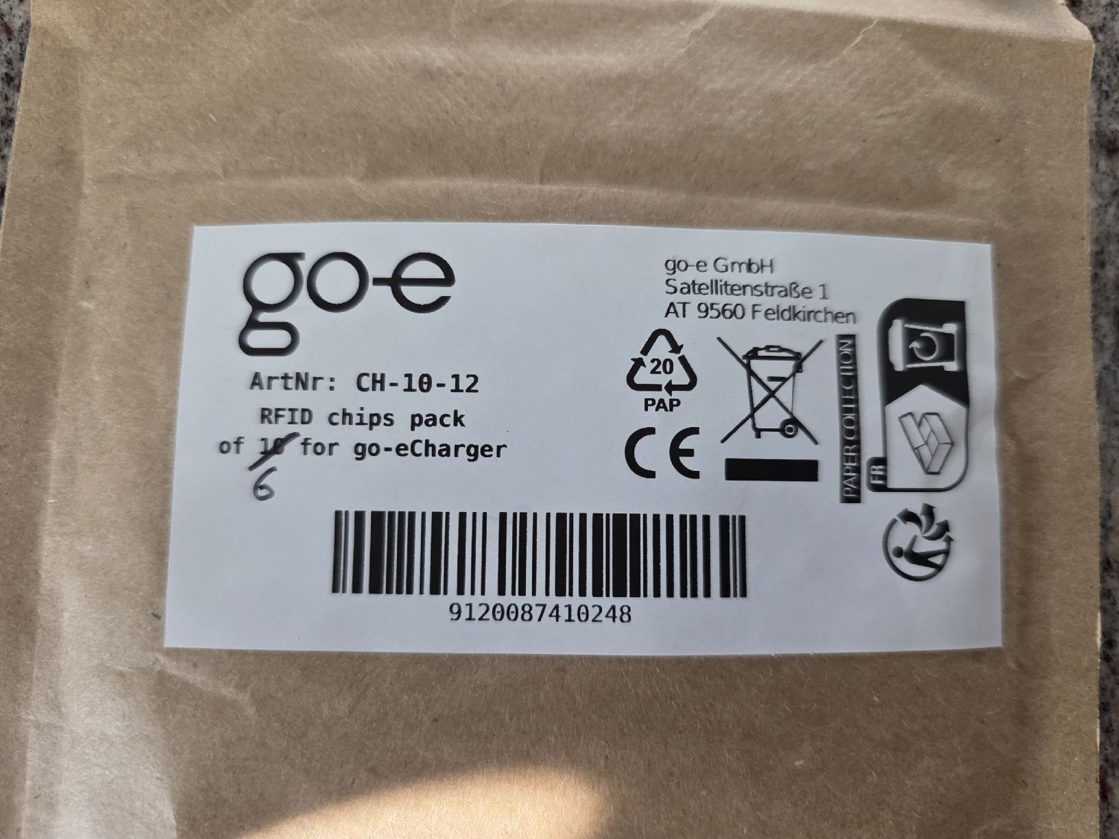 Componenti elettronici: RFID Chips go-e  4stk. – Nuovo e nell'imballaggio originale da Staufen venduto da Perskin 1