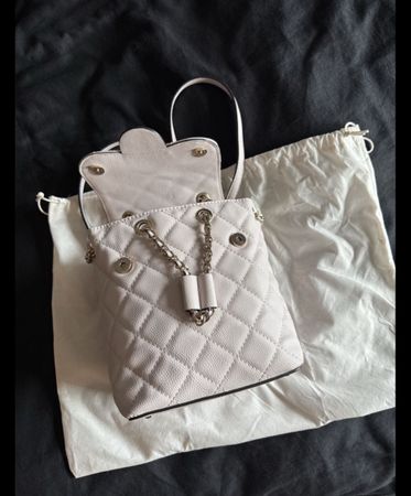 GUESS Quilted Backpack Bag – Blush Pink – Brand New