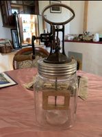 Buttermaschine mit Handkurbel antik