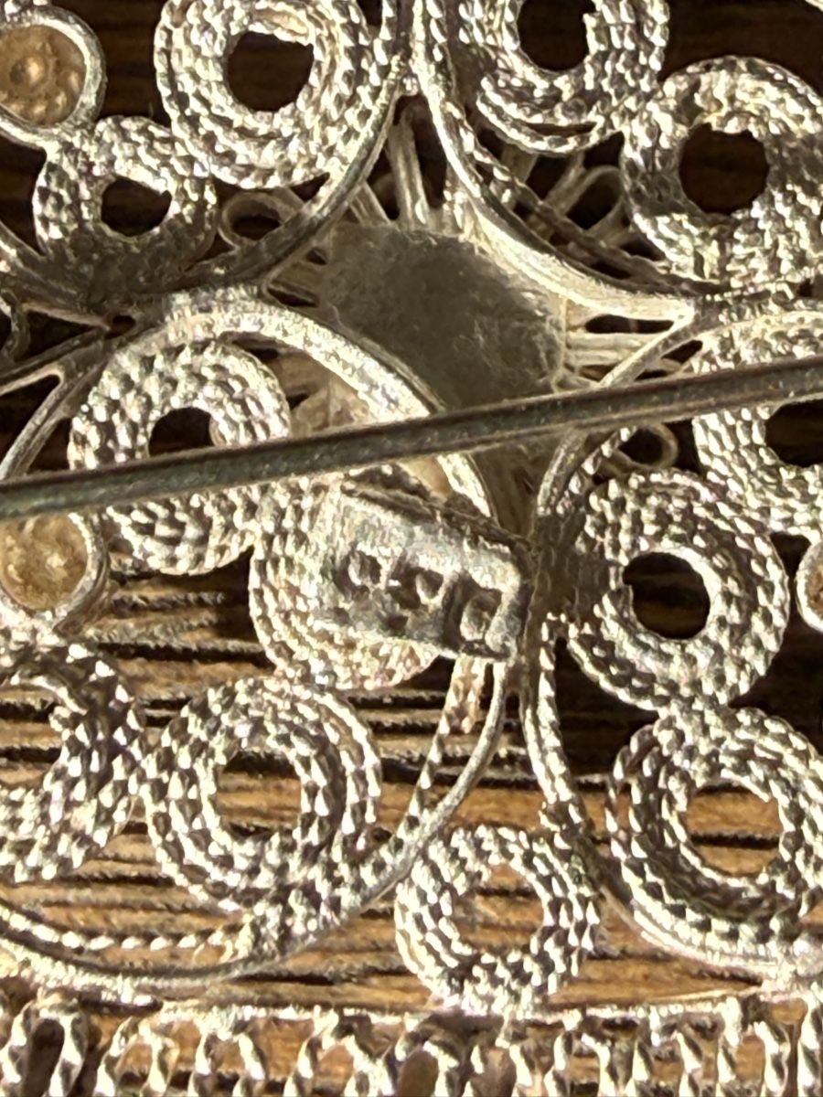 Spille & Fermagli: Antike Filigran-Brosche 990 Silber – Usato da Malters venduto da Abbelschorle 2