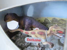 Schleich 41376 Dinosaurier Allosaurus + Velociraptor Exlusiv