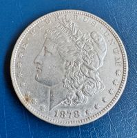 Morgan Silber Dollar 1878 7TF. reverse 1878