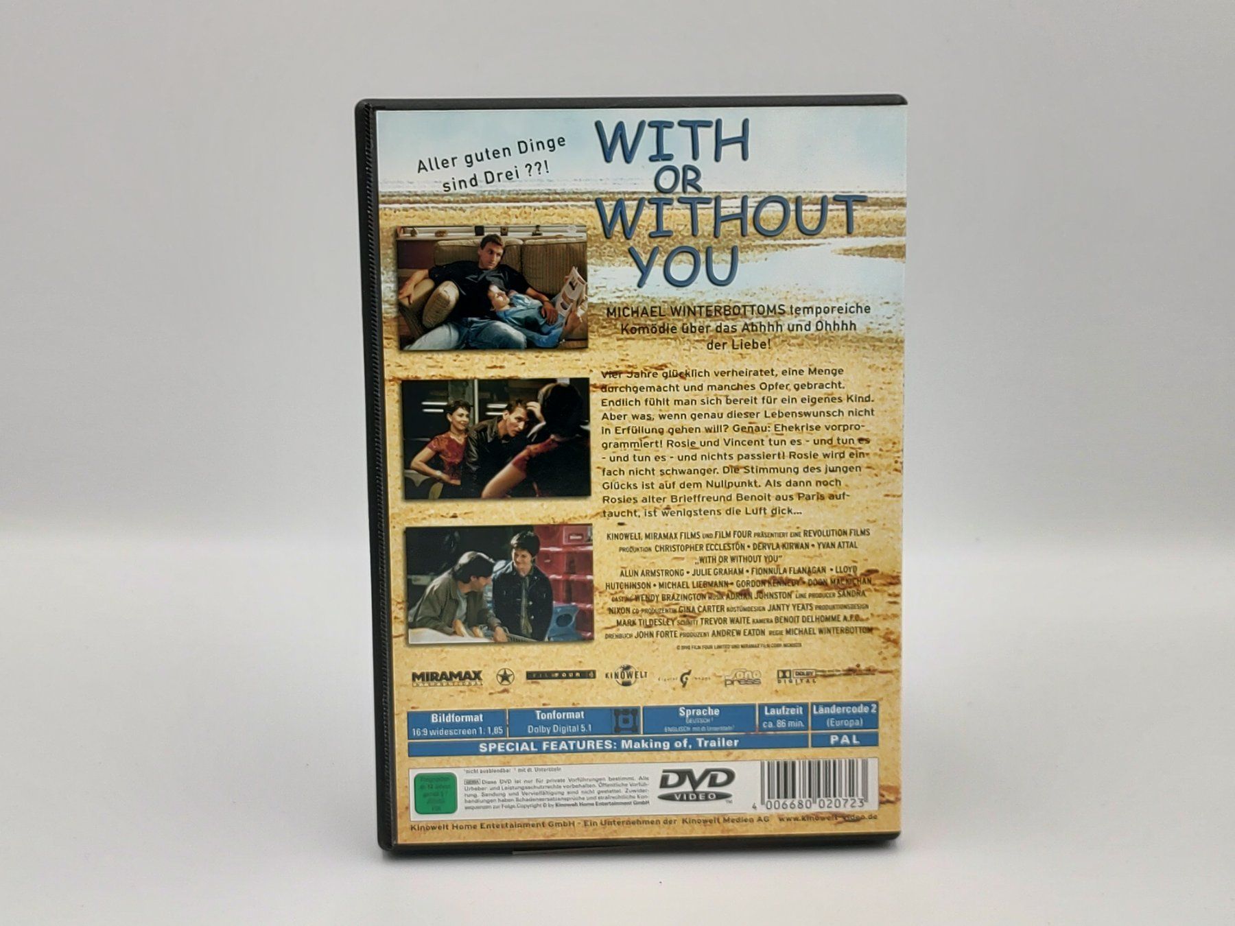 Tutti i DVDs: WITH OR WITHOUT YOU - Versand A-Post nur CHF 2.50! – Usato da Siblingen venduto da the_92m7 1