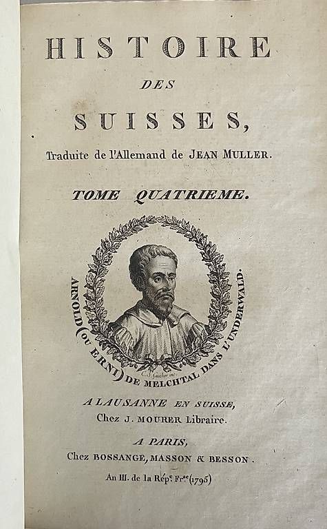 Livres: Histoire de la Suisse - J. Muller - 1795 – D'occasion à Genève par mad_8yyp 3