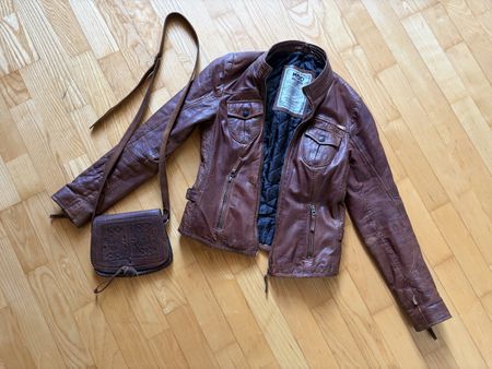 M.O.D miracle of denim, echt Lederjacke braun