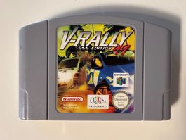 V-Rally Edition Nintendo 64 Spiel guter Zustand