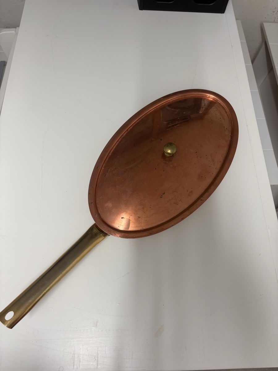 Padelle: Spring - Culinox Kupferpfanne oval mit Deckel – Usato da Ebertswil venduto da shushuj 3
