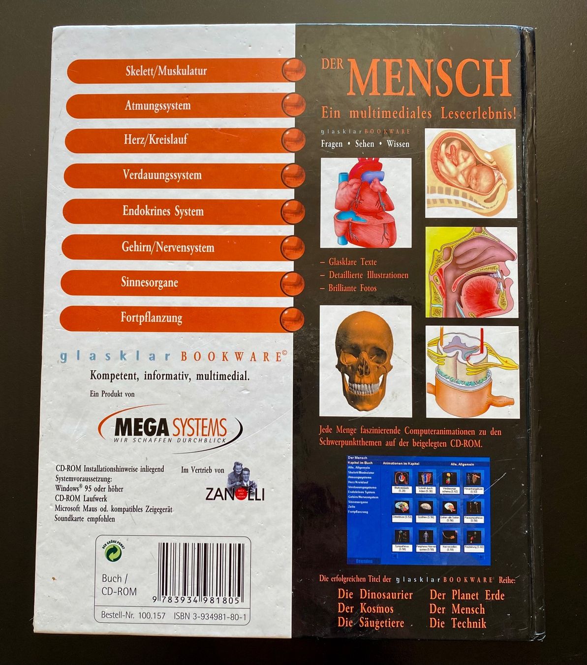 Libri: DER MENSCH / OHNE CD-ROM – Usato da Nussbaumen AG venduto da schuba2000 1