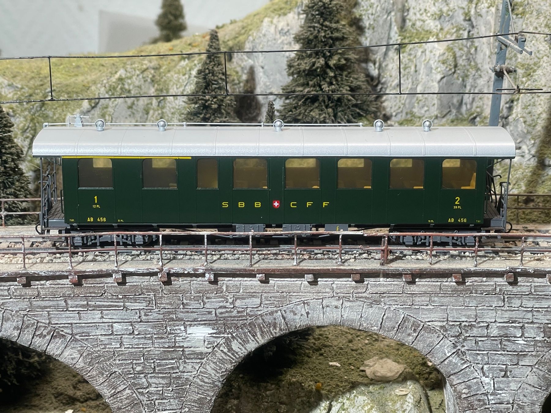 HRF Modellini di ferrovie: HRF, Brünig AB 456 – Nuovo (secondo la descrizione) da Krummenau venduto da ferrotech 9