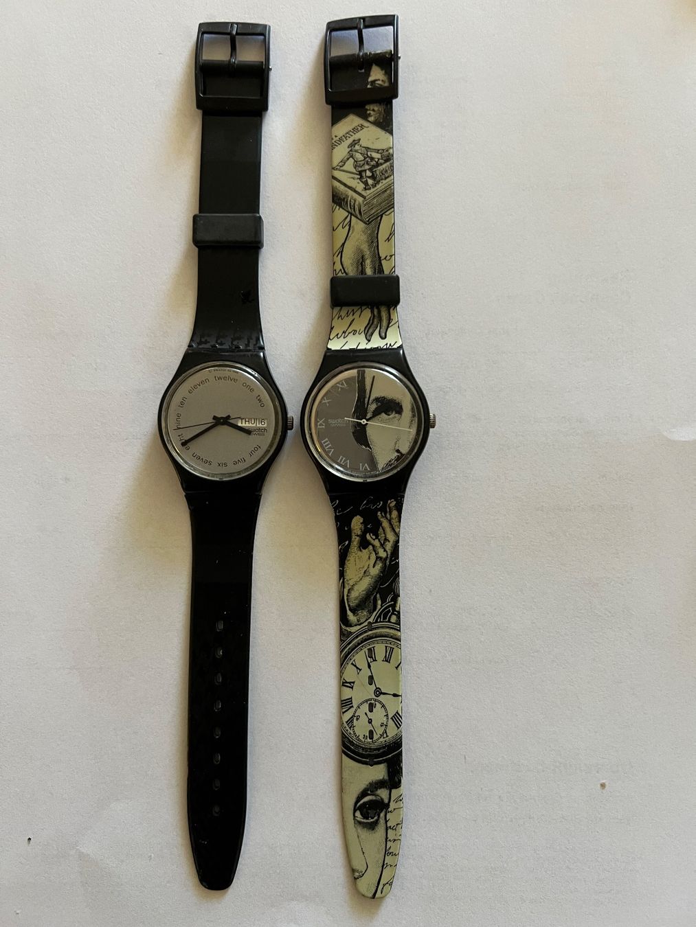 Swatch Orologi: 2 SWATCH UHREN 1990er – Usato da Schaffhausen venduto da susiquatro01